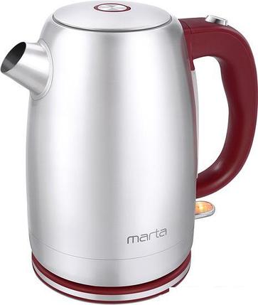 Электрический чайник Marta MT-4559 (бордовый гранат), фото 2