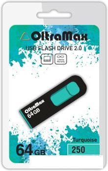 USB Flash Oltramax 250 64GB (бирюзовый) [OM-64GB-250-Turquoise]
