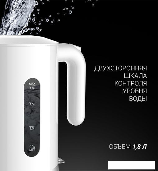 Электрический чайник Polaris PWK 1803C Water Way Pro (белый) - фото 6 - id-p220959948