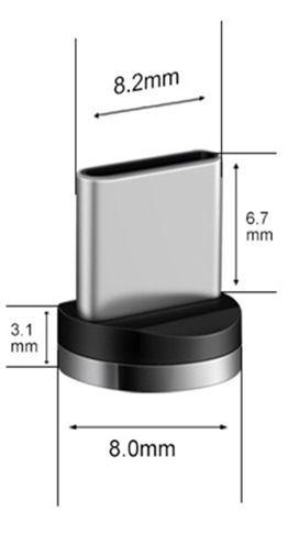 Коннектор - магнитная головка USB Type-C - фото 3 - id-p220975749