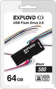 USB Flash Exployd 580 64GB (черный)