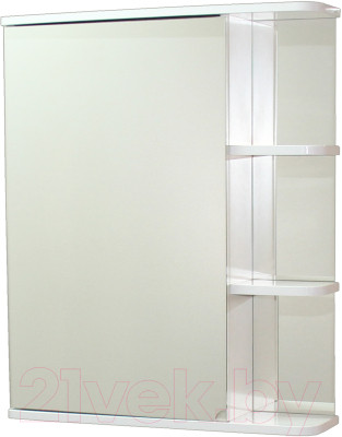 Шкаф с зеркалом для ванной СанитаМебель Камелия-09.55 - фото 1 - id-p212309484