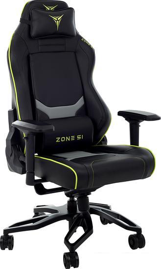 Кресло Zone51 Cyberpunk (черный/зеленый) - фото 1 - id-p220780879