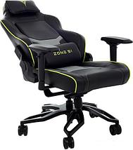 Кресло Zone51 Cyberpunk (черный/зеленый), фото 3