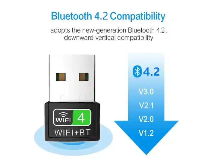Адаптер - беспроводной Wi-Fi-приемник USB2.0, до 150 Мбит/с + Bluetooth (Free Driver) - фото 3 - id-p220975777