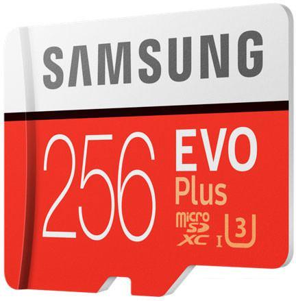 Карта памяти Samsung EVO Plus microSDXC 256GB + адаптер - фото 2 - id-p220932282