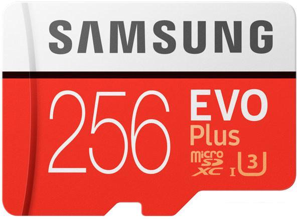 Карта памяти Samsung EVO Plus microSDXC 256GB + адаптер - фото 3 - id-p220932282