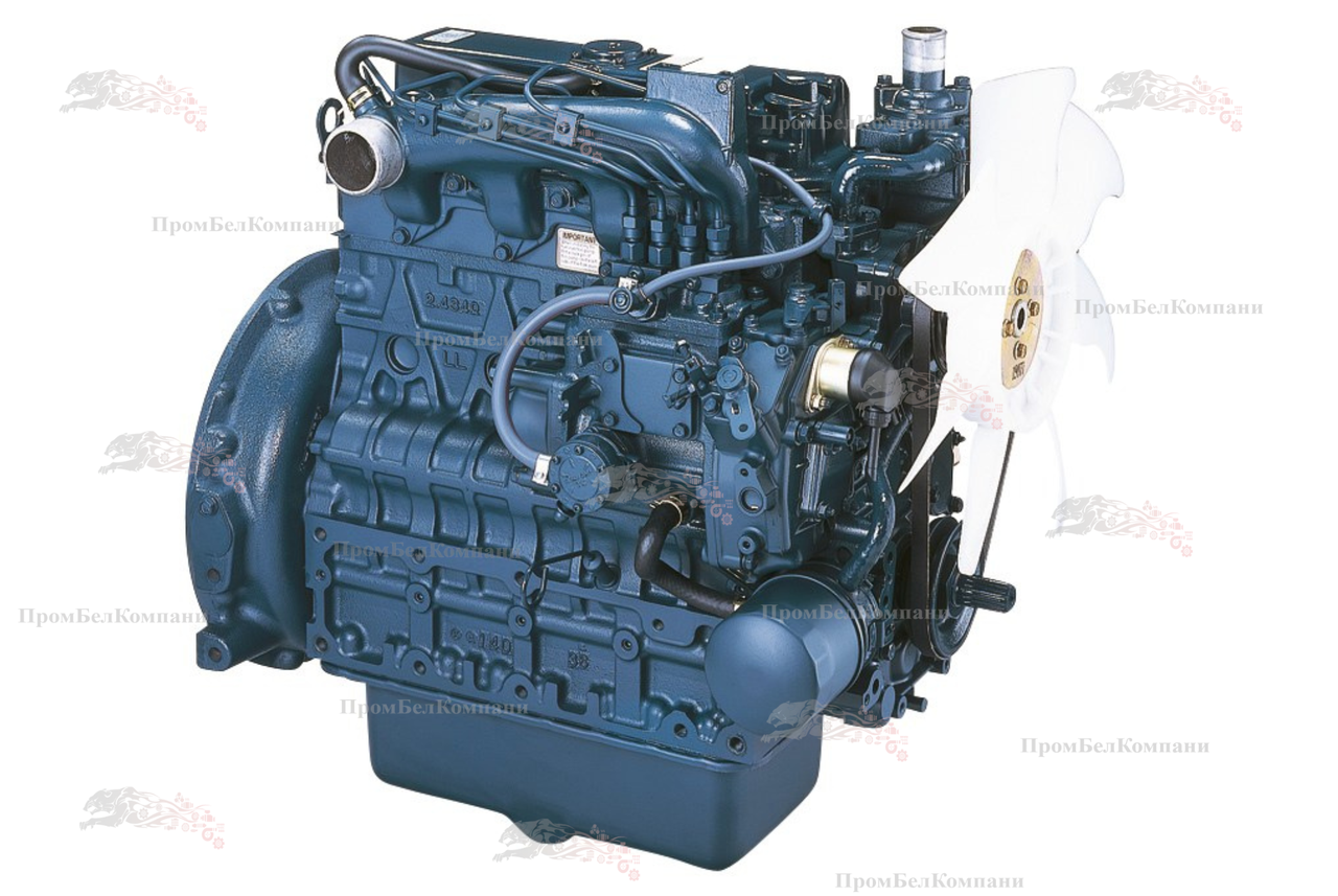Двигатель Kubota V2403 (1J476-21000) для техники Bobcat и Kubota - фото 1 - id-p220975870