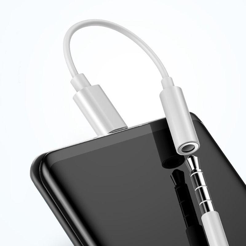 Адаптер - переходник цифровой USB3.1 Type-C - jack 3.5mm (AUX), универсальный, белый - фото 2 - id-p220975843