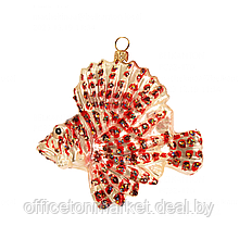 Украшение елочное "Lionfish", 10 см, стекло, разноцветный
