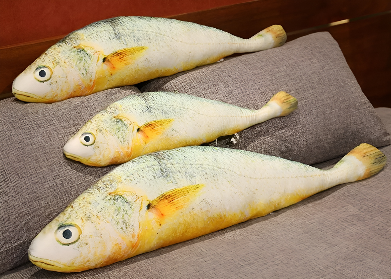 Мягкая игрушка 180 см большая рыба сельдь килька плюшевая - фото 1 - id-p220975883