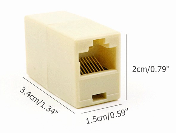 Адаптер - соединитель витой пары RJ45 (LAN) - фото 4 - id-p220975903