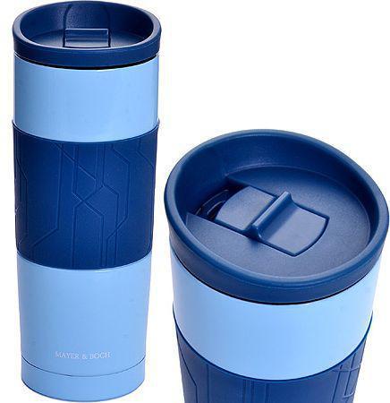 Термостакан с крышкой для кофе MAYER&BOCH 30514 синий/голубой термокружка - фото 1 - id-p220922995