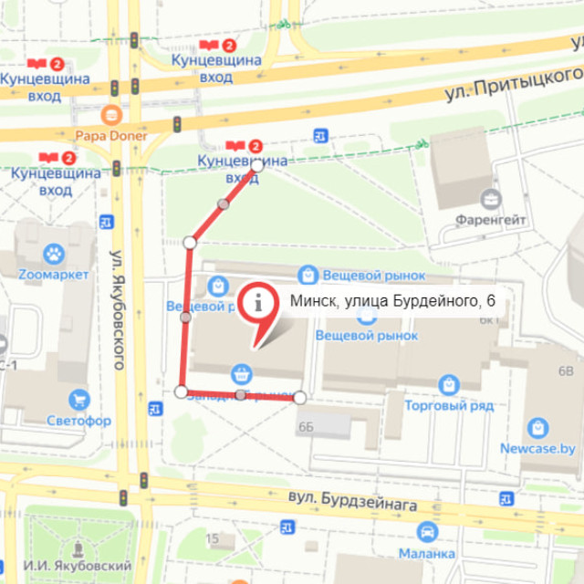 Схема проезда