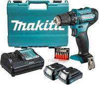 Дрель-шуруповерт Makita DF333DYX14, 1.5Ач, с двумя аккумуляторами