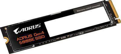 SSD накопитель GIGABYTE Aorus Gen4 5000E AG450E1024-G 1ТБ, M.2 2280, PCIe 4.0 x4, NVMe, M.2 - фото 5 - id-p220210522