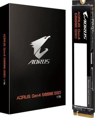 SSD накопитель GIGABYTE Aorus Gen4 5000E AG450E1024-G 1ТБ, M.2 2280, PCIe 4.0 x4, NVMe, M.2 - фото 7 - id-p220210522