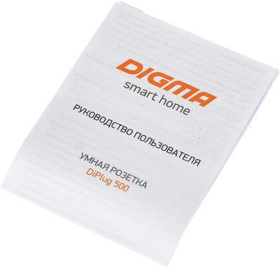 Умная розетка Digma 500 EU Wi-Fi белый [dpl500] - фото 10 - id-p220450013