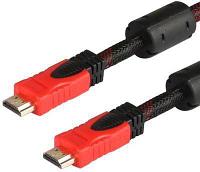 Кабель соединительный аудио-видео PREMIER 5-813R, HDMI (m) - HDMI (m) , ver 1.4, 20м, ф/фильтр, черный/красный