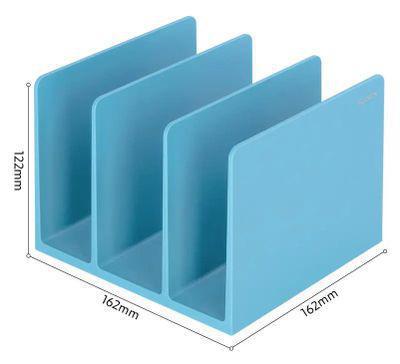 Подставка-ограничитель для книг Deli ENS006BLUE, Nusign, 162x162x122мм, голубой - фото 3 - id-p220450869