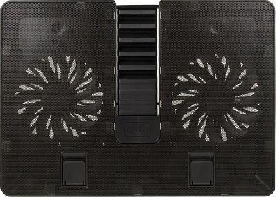 Подставка для ноутбука DeepCool U PAL, 15.6", 390х280х28 мм, 1хUSB, вентиляторы 2 х 140 мм, 765г, черный - фото 2 - id-p220450878