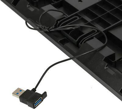 Подставка для ноутбука DeepCool U PAL, 15.6", 390х280х28 мм, 1хUSB, вентиляторы 2 х 140 мм, 765г, черный - фото 4 - id-p220450878
