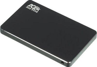 Внешний корпус для HDD/SSD AgeStar 3UB2AX2, черный - фото 1 - id-p220589790
