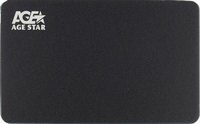 Внешний корпус для HDD/SSD AgeStar 3UB2AX2, черный - фото 4 - id-p220589790