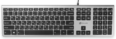 Клавиатура Oklick 890S, USB, серый + черный [1784239] - фото 1 - id-p220451967