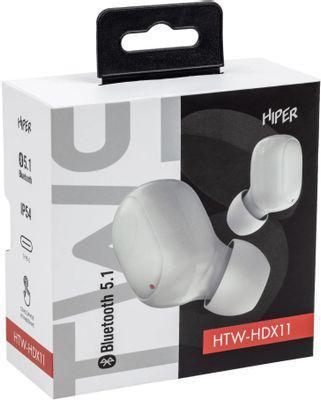 Наушники HIPER TWS Bean HDX11, Bluetooth, внутриканальные, белый [htw-hdx11] - фото 2 - id-p220451169