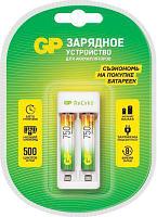 AA/AAA Зарядное устройство GP Rechargeable E211/75AAAHCCS-2CR1, 2 шт. 750мAч