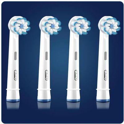 Насадка для зубных щеток Oral-B Sensitive Clean EB60 Sensitive Clean, 4 шт - фото 3 - id-p220451229