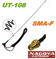 Антенна автомобильная Nagoya UT-108UV SMA-F. Антена для рации 108 UV Baofeng Kenwood