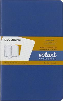 Блокнот Moleskine Volant, 96стр, в линейку, мягкая обложка, синий [qp721b41m17] - фото 1 - id-p220589969