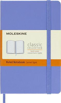 Блокнот MOLESKINE Classic, 192стр, в линейку, твердая обложка, голубая гортензия [mm710b42] - фото 1 - id-p220589979