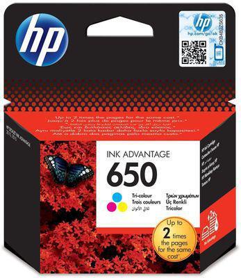 Картридж HP 650, многоцветный / CZ102AE/CZ102AK - фото 1 - id-p220452172
