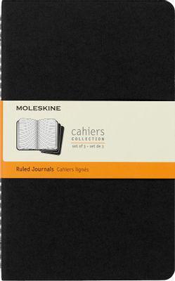 Блокнот Moleskine CAHIER JOURNAL, 80стр, в линейку, черный [qp316] - фото 1 - id-p220589986