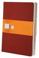 Блокнот Moleskine CAHIER JOURNAL, 120стр, в линейку, клюквенный [ch121]