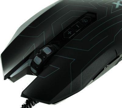 Мышь A4TECH X77, игровая, оптическая, проводная, USB, черный [x77 (maze)] - фото 2 - id-p220451462