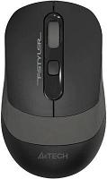 Мышь A4TECH Fstyler FG10CS Air, оптическая, беспроводная, USB, черный и серый [fg10cs air stone grey]