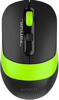 Мышь A4TECH Fstyler FG10CS Air, оптическая, беспроводная, USB, черный и зеленый [fg10cs air sports green]