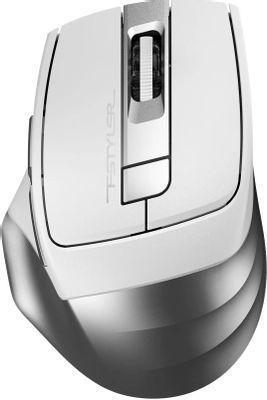 Мышь A4TECH Fstyler FB35S, оптическая, беспроводная, USB, белый и серый [fb35s usb icy white] - фото 1 - id-p220451494