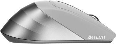 Мышь A4TECH Fstyler FB35S, оптическая, беспроводная, USB, белый и серый [fb35s usb icy white] - фото 2 - id-p220451494