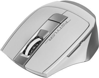 Мышь A4TECH Fstyler FB35S, оптическая, беспроводная, USB, белый и серый [fb35s usb icy white] - фото 5 - id-p220451494
