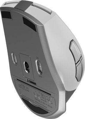 Мышь A4TECH Fstyler FB35S, оптическая, беспроводная, USB, белый и серый [fb35s usb icy white] - фото 8 - id-p220451494