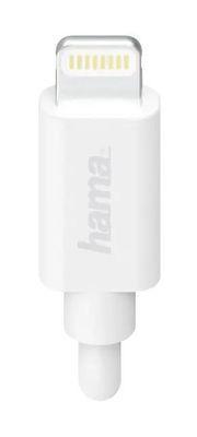 Автомобильное зарядное устройство HAMA H-183291, 8-pin Lightning (Apple), 1A, белый [00183291] - фото 2 - id-p220590230