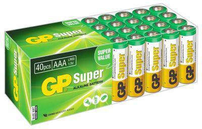AAA Батарейка GP Super Alkaline 24A LR03, 40 шт. - фото 1 - id-p220590287