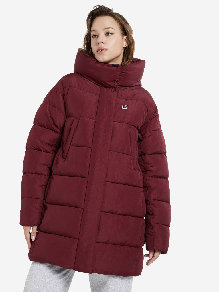 Куртка для женщин FILA Women's jacket бордовый 122976-84 - фото 1 - id-p220700950