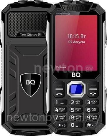 Кнопочный телефон BQ-Mobile BQ-2817 Tank Quattro Power (черный) - фото 1 - id-p220979426