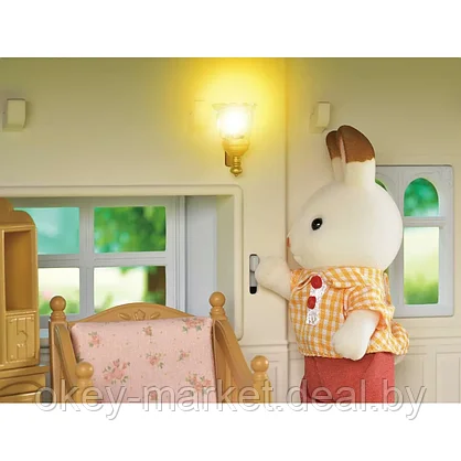 Детский игровой набор Sylvanian Families Большой дом с Шоколадными кроликами 5383, фото 3